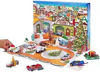 Hot Wheels Zestaw pojazdów Kalendarz adwentowy HKL74