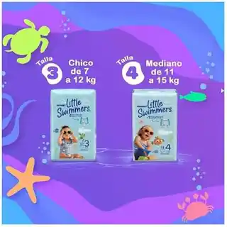 Huggies Little Swimmers pieluchy do pływania 3-4, 7kg-15kg, 12 szt
