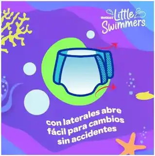 Huggies Little Swimmers pieluchy do pływania 3-4, 7kg-15kg, 12 szt