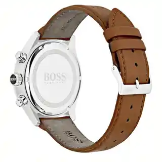 Hugo Boss 1513475 Grand Prix Chronograph zegarek męski, stalowa bransoleta, czarny cyferblat