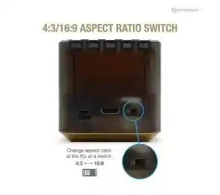Hyperkin RetroN Sq Black Gold Konsola telewizyjna