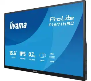Iiyama Monitor 15,6 ProLite P1671HSC-B1 Ips 1920x1080 3ms 60Hz