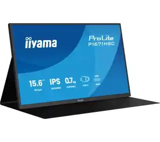 Iiyama Monitor 15,6 ProLite P1671HSC-B1 Ips 1920x1080 3ms 60Hz