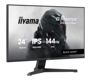 Iiyama Monitor 24 G-Master G2441HSU-B1 Fhd Ips Led 144Hz 1ms Hdmi Dp Vesa