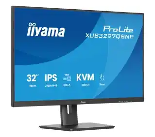 Iiyama Monitor 32 XUB3297QSNP-B1 2560x1440 qhd Ips 100Hz Kvm Usb-c