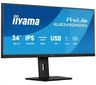 Iiyama Monitor 34 XUB3493WQSU-B6 3440x1440 uwqhd Ips 120Hz 1ms