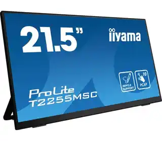Iiyama Monitor dotykowy ProLite T2255MSC-B1 22 IPS LED /HDMI, DP/ Obsługa rysików MPP2.0 Microsoft Pen Protocol