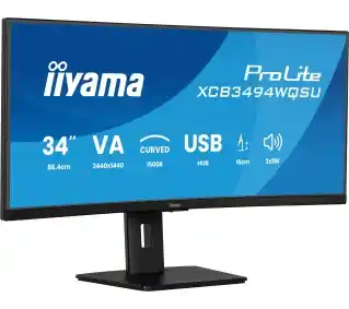 Iiyama ProLite XCB3494WQSU-B1 34 3K VA 120Hz 0,4ms Zakrzywiony Monitor LED
