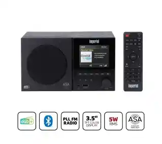 Imperial DABMAN 120 Radio FM DAB+ Bluetooth Czarny Radioodbiornik