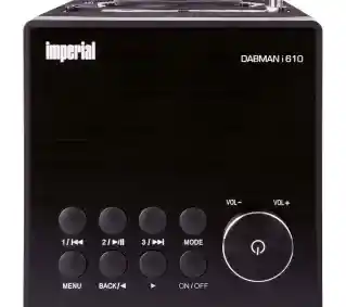 Imperial DABMAN i610 Radio FM, DAB+ Internetowe Wi-Fi Bluetooth Czarny Radioodbiornik