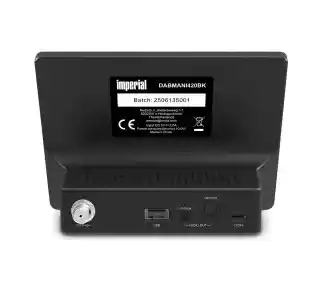 Imperial DABMANi420BK Radio FM DAB+ Internetowe Wi-Fi Bluetooth Czarny Radioodbiornik
