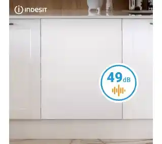 Indesit IN2IE13CNO8 Push&Go 59.4cm Kosz na sztućce Zmywarka do zabudowy