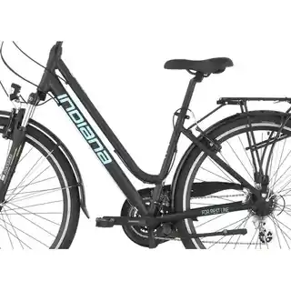 Indiana Rower trekkingowy X-Road 3.0 D19 28 cali damski Czarno-błękitny