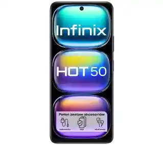 Infinix Hot 50 8/128GB 6,78 120Hz 50Mpix Czarny Smartfon