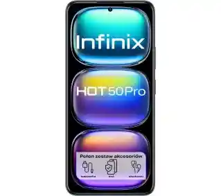 Infinix Hot 50 Pro 8/256GB 6.78 120Hz 50Mpix Czarny Smartfon