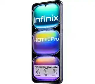 Infinix Hot 50 Pro 8/256GB 6.78 120Hz 50Mpix Czarny Smartfon