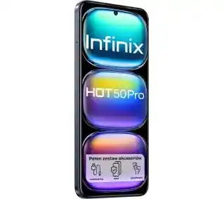 Infinix Hot 50 Pro 8/256GB 6.78 120Hz 50Mpix Czarny Smartfon