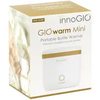 InnoGio Podgrzewacz do butelek GioWarm Mini 370ml przenośny, szybki, kompatybilny z różnymi markami, automatyczne wyłączanie