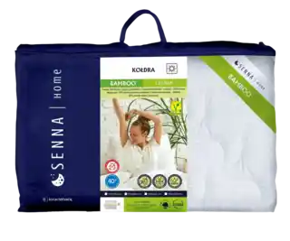 Inter Widex Kołdra antyalergiczna 135x200 Bamboo letnia biała 550g