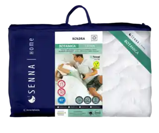 Inter Widex Kołdra antyalergiczna 135x200 Botanica Tencel letnia biała 550g
