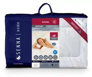 Inter Widex Kołdra antyalergiczna 135x200 Outlast całoroczna biała 950g