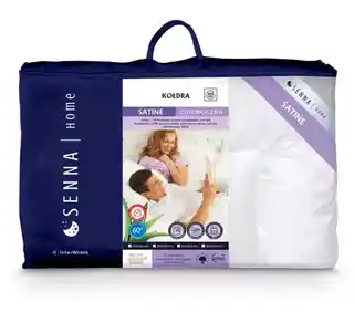 Inter Widex Kołdra antyalergiczna 135x200 Satine całoroczna biała 950g