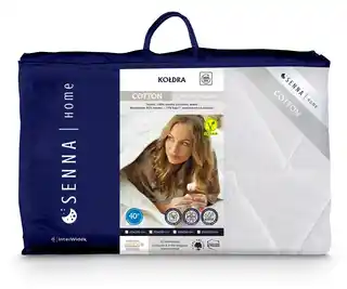 Inter Widex Kołdra bawełniana 135x200 Cotton całoroczna biała 950g