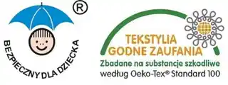 Inter Widex Kołdra dla dzieci 100x135 poduszka 40x60 Fun 100 procent mikrofibra biała