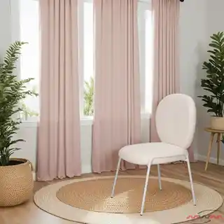 Intesi Krzesło Bianco tapicerowane, białe, drewniana konstrukcja, nowoczesny design