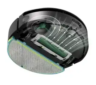 IRobot Roomba 205 DustCompactor Combo Funkcja mopowania Tworzenie mapy pomieszczenia 68dB Czarny Robot sprzątający