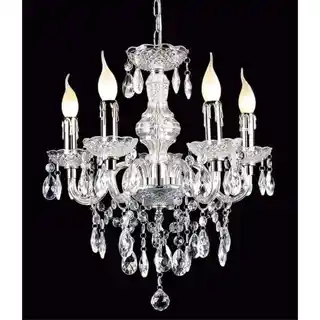 Italux lampa wisząca Whiz L90690/5CLE, biała, klasyczna, 5 źródeł światła