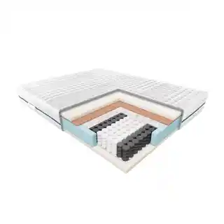 Janpol Delia materac multipocket, sprężynowy, 200x200, pokrowiec Smart