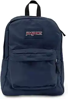 Jansport Plecak szkolny SuperBreak One granatowy, ek0a5bagn54, lekki, wodoodporny, regulowane paski