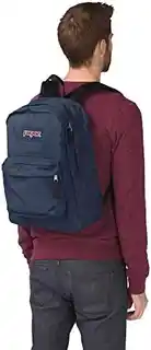 Jansport Plecak szkolny SuperBreak One granatowy, ek0a5bagn54, lekki, wodoodporny, regulowane paski