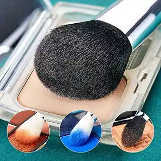 Jessup Essential Makeup Brush zestaw 15 pędzli do makijażu twarzy i oczu T092 czarny srebrny