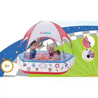 Jilong Basen dmuchany Cirkus z daszkiem 51124 223 x 208 x 163 cm 550L