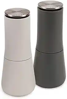 Joseph Joseph Milltop Młynki do pieprzu i soli, stal nierdzewna, regulacja mielenia, 95036
