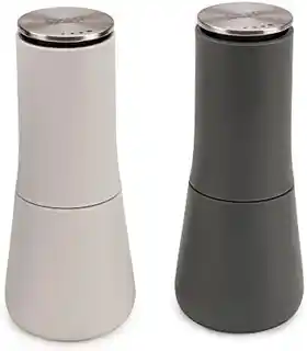 Joseph Joseph Milltop Młynki do pieprzu i soli, stal nierdzewna, regulacja mielenia, 95036