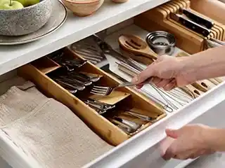 Joseph Joseph DrawerStore Bamboo organizer na sztućce, 85168
