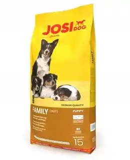 JOSERA JosiDog Family karma dla psa 15 kg, pełnoporcjowa, sucha, dla dorosłych psów, bez zbóż