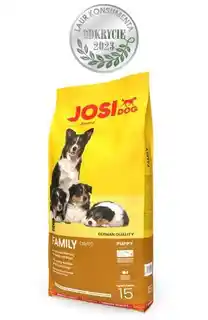 JOSERA JosiDog Family karma dla psa 15 kg, pełnoporcjowa, sucha, dla dorosłych psów, bez zbóż