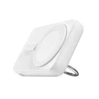 Joyroom powerbank indukcyjny magnetyczny 10000mAh MagSafe 20W podstawka ring biały