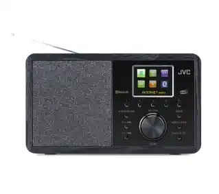 JVC RA-E814B Radio FM DAB+ internetowe Bluetooth Czarny Radioodbiornik