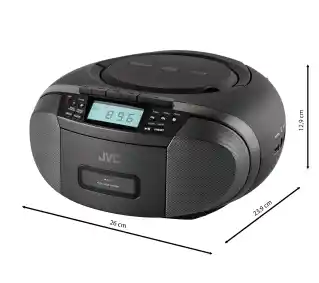 Jvc Radioodtwarzacz RC-E444B Bluetooth Czarny