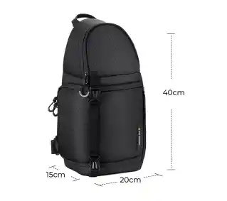 K f Concept Plecak Beta Messenger Czarny