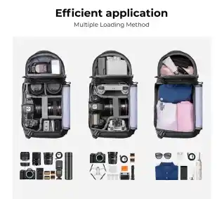 K f Concept Plecak Beta Messenger Czarny