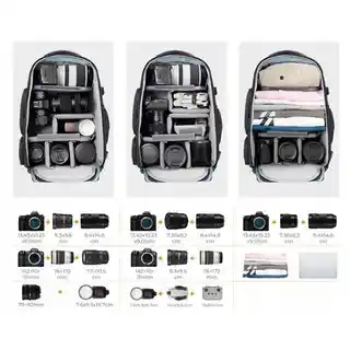 K f Concept Plecak fotograficzny Kf13.164 25L Czarny