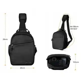 K f Concept Plecak fotograficzny Kf13.171 Sling 5L Czarny