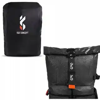 K F Concept Plecak KF13.096v1, ciemnoszary, wodoodporny, lekki, na laptopa 15 cali