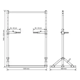 K-sport Drążek Poręcz Do Podciągania KSSL060/DIP